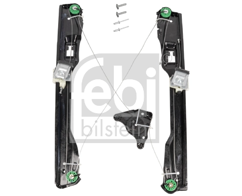 Mecanismo de acionamento de vidro da porta dianteira direita para Volkswagen Touareg II 7P5, 7P6