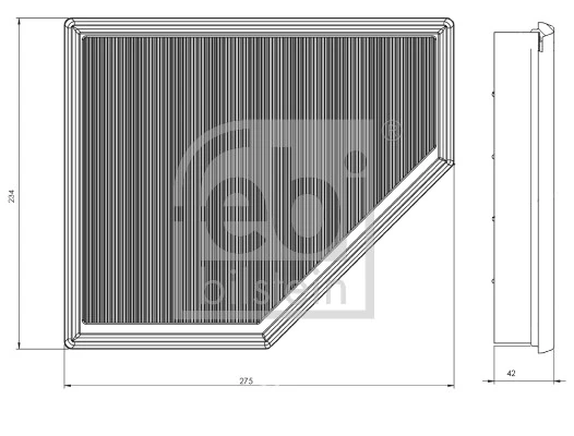 Filtro de ar Febi 173185 preço, a partir de 20,40 USD