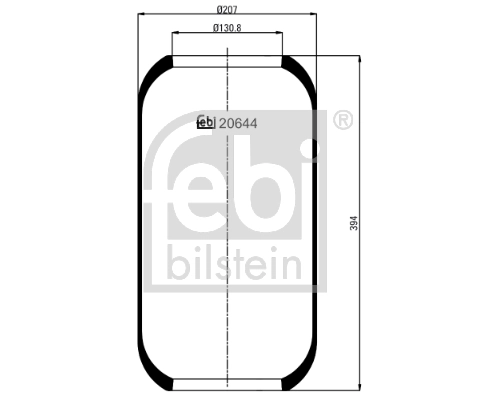 Compre 3159252 Volvo Coxim pneumático (suspensão de lâminas pneumática) do eixo