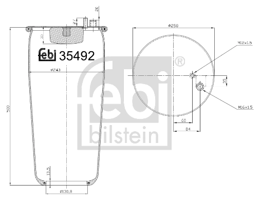 Compre 4884N1P01 Continental/Siemens Coxim pneumático (suspensão de lâminas pneumática) do eixo traseiro
