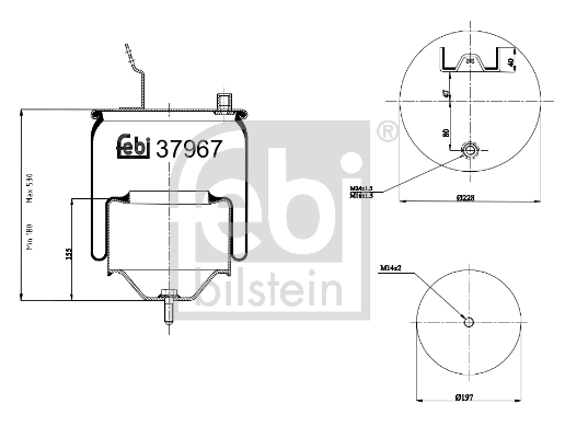 Coxim pneumático (suspensão de lâminas pneumática) do eixo Continental/Siemens 6606NP01 preço, a partir de 66,57 USD