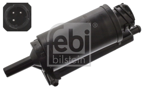 Bomba de motor de fluido para lavador de vidro dianteiro 81264856033 MAN