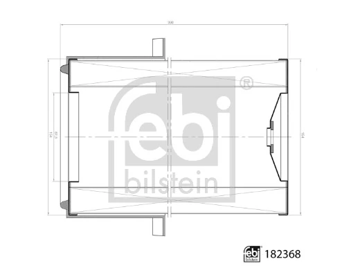 Filtro de ar Perkins 26510214