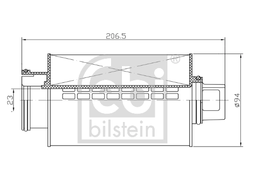 Filtro de ventilação de cárter Diesel Technic 314116