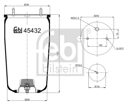 Coxim pneumático (suspensão de lâminas pneumática) do eixo Continental/Siemens 4961NP02 preço, a partir de 57,93 USD
