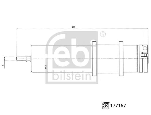 Filtro de combustível Febi 177167 preço, a partir de 29,42 USD