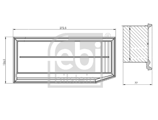 Filtro de ar Febi 174599 preço, a partir de 12,15 USD