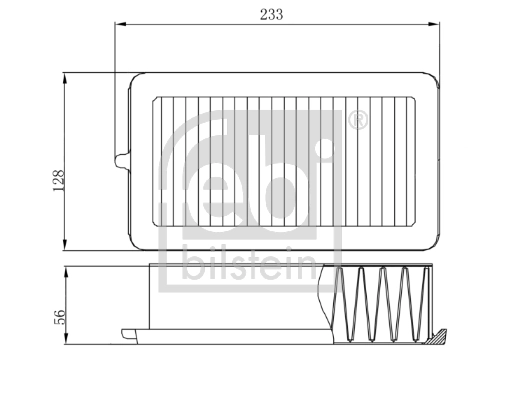 Filtro de ar Febi 174597 preço, a partir de 8,16 USD