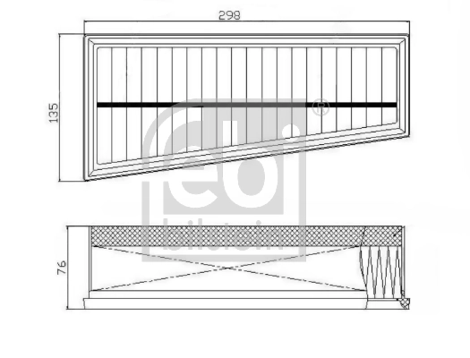 Filtro de ar Febi 172765 preço, a partir de 20,89 USD