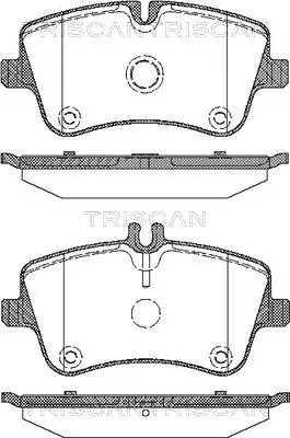  Sapatas do freio dianteiras de disco Mercedes C sedan (W203) (2000 - 2007) 