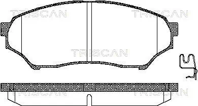 Sapatas do freio dianteiras de disco para Mitsubishi Pajero PININ H60, H70