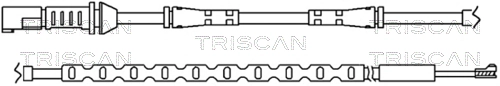 Sensor dianteiro de desgaste das sapatas do freio para BMW 5  F10