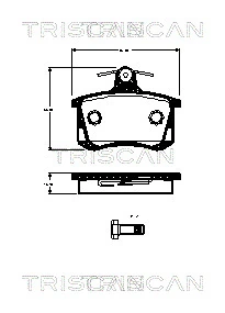 Compre Sapatas do freio traseiras de disco Alfa Romeo 156 