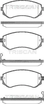  Sapatas do freio dianteiras de disco Nissan Almera I hatchback (N15) (1995 - 2000) I