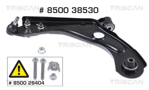 Compre 9846329780 Peugeot/Citroen Braço oscilante inferior esquerdo de suspensão dianteira