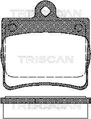 SP731PR SCT Sapatas do freio traseiras de disco