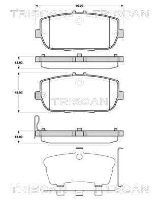 Sapatas do freio traseiras de disco para Mazda MX-5 IV ND