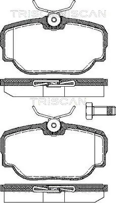 Sapatas do freio traseiras de disco para Land Rover Range Rover II LP, P38A