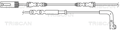 Sensor dianteiro de desgaste das sapatas do freio para BMW 1  E81