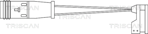 Sensor dianteiro de desgaste das sapatas do freio para Mercedes Sprinter I 2-t 901, 902