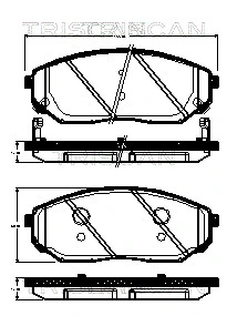 Compre 1623053480 Peugeot/Citroen Sapatas do freio dianteiras de disco