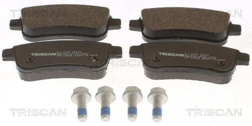  Sapatas do freio traseiras de disco Renault Megane IV sedan (LV) (2016 - 2026) IV