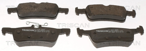 Sapatas do freio traseiras de disco 1619791380 Peugeot/Citroen