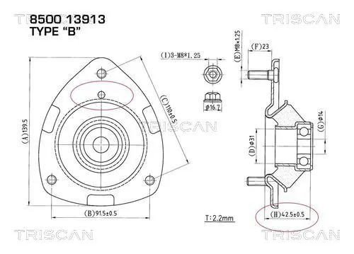 Suporte de amortecedor dianteiro Geely 4860952030 preço, a partir de 8,37 USD