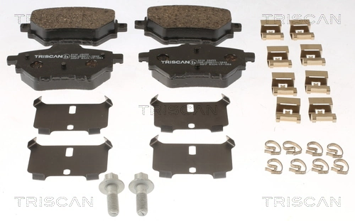 1647887380 Peugeot/Citroen Sapatas do freio traseiras de disco