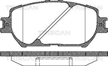 Sapatas do freio dianteiras de disco para Toyota Camry V V30