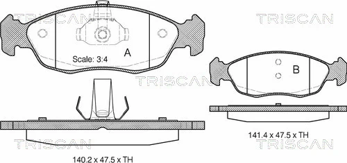DP61020 Brembo Sapatas do freio dianteiras de disco