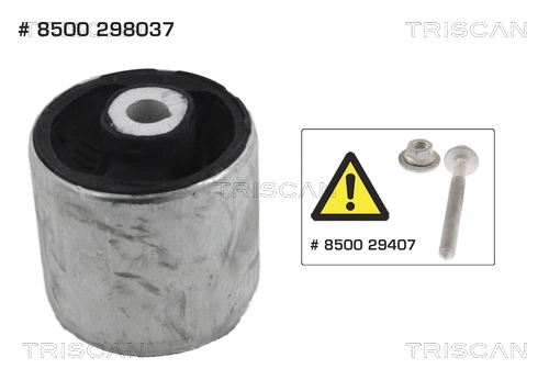 8K0407183D Porsche Bloco silencioso dianteiro do braço oscilante inferior