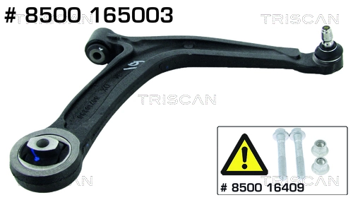 1634912480 Peugeot/Citroen Braço oscilante inferior direito de suspensão dianteira