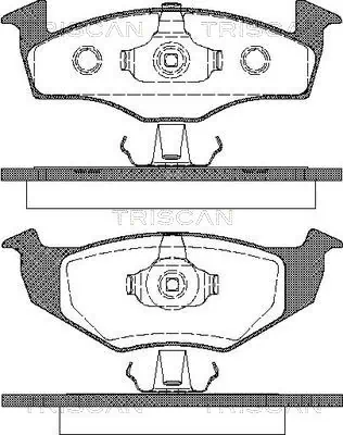  Sapatas do freio dianteiras de disco Volkswagen Polo III сaixa (6NF) (1994 - 1999) III