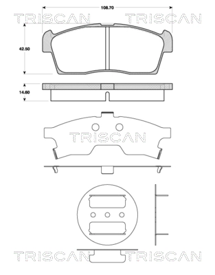 Compre 04465B1010 Toyota Sapatas do freio dianteiras de disco