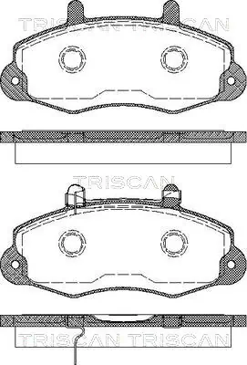 Sapatas do freio dianteiras de disco Ford Transit IV E