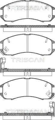 Sapatas do freio dianteiras de disco para Mazda 626 III GD