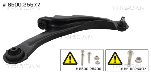 545049968R Nissan/Infiniti Braço oscilante inferior direito de suspensão dianteira