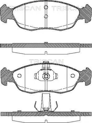 Sapatas do freio dianteiras de disco Brembo DP61020 preço, a partir de 30,13 USD