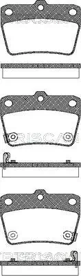  Sapatas do freio traseiras de disco Toyota RAV4 I SUV (XA) (1994 - 2000) I