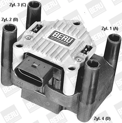 Compre ZSE003 Beru Bobina de ignição