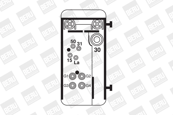 Relê das velas de incandescência para Mercedes E  T124