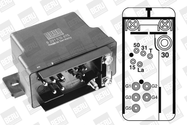 Compre 6625453532 Mercedes Relê das velas de incandescência