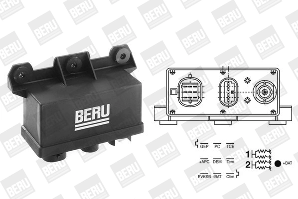 Compre GR067 Beru Relê das velas de incandescência