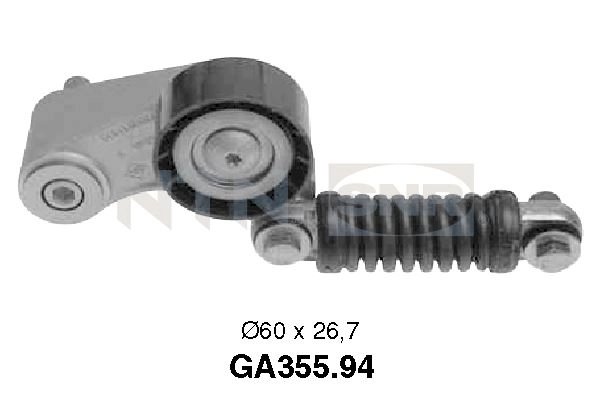 Rolo de reguladora de tensão da correia de transmissão Volvo S40 I VS ao melhor preço