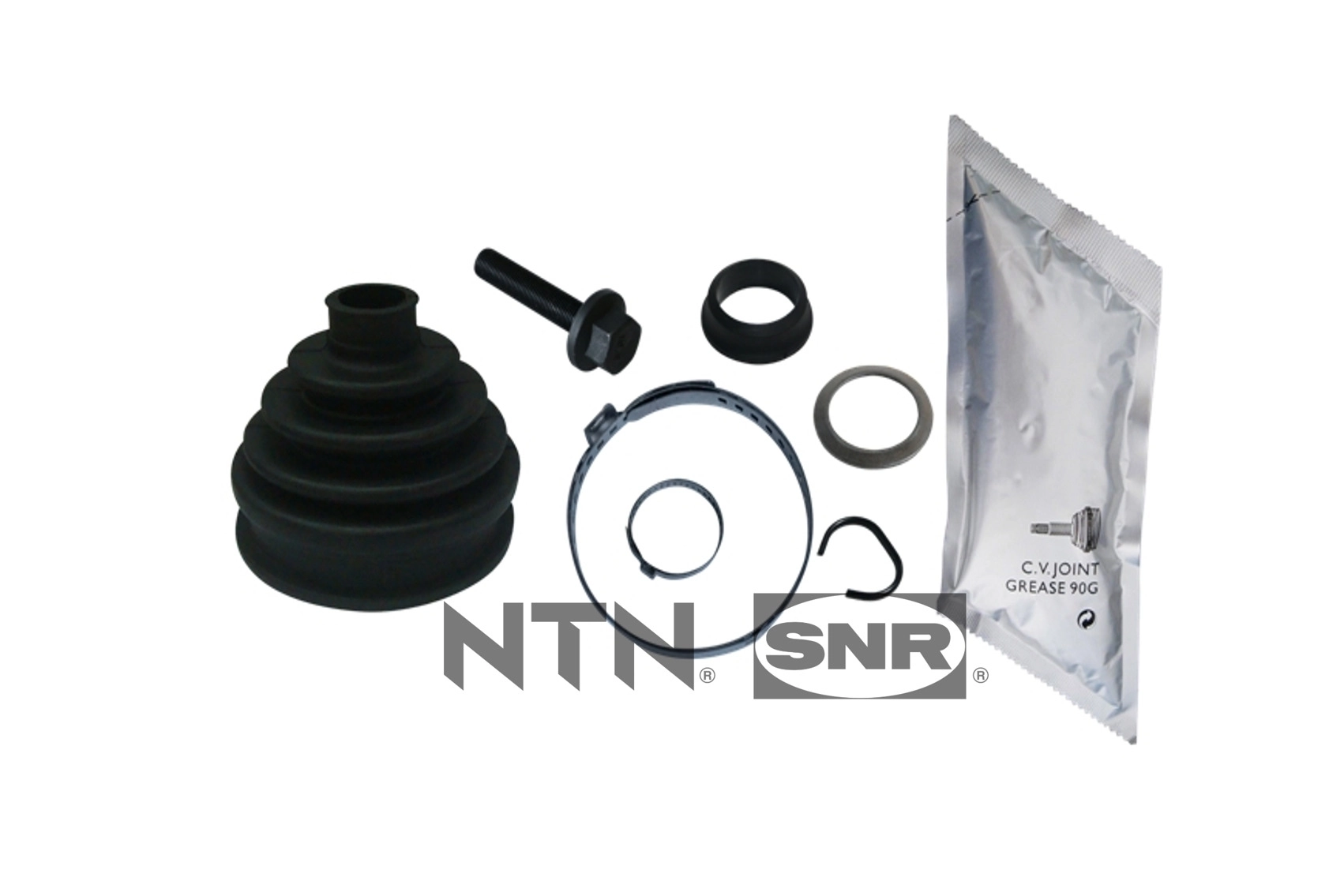 Bota de proteção externa de junta homocinética do semieixo dianteiro Volkswagen Transporter T4 70B, 70C, 7DB, 7DK, 70J, 70K, 7DC, 7DJ