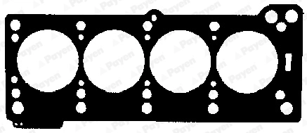 Vedante de cabeça de motor (CBC) Renault 19 II sedan (L53) (1992 - 1995) II