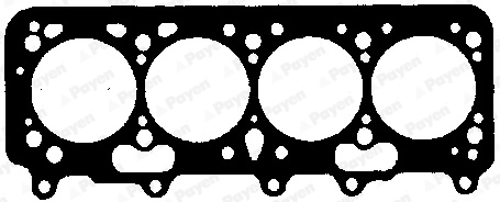 8701237 Kamoka Vedante de cabeça de motor (CBC)