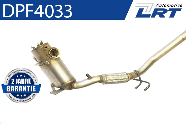 Filtro de partículas do sistema dos gases de escape Volkswagen Passat B7 362