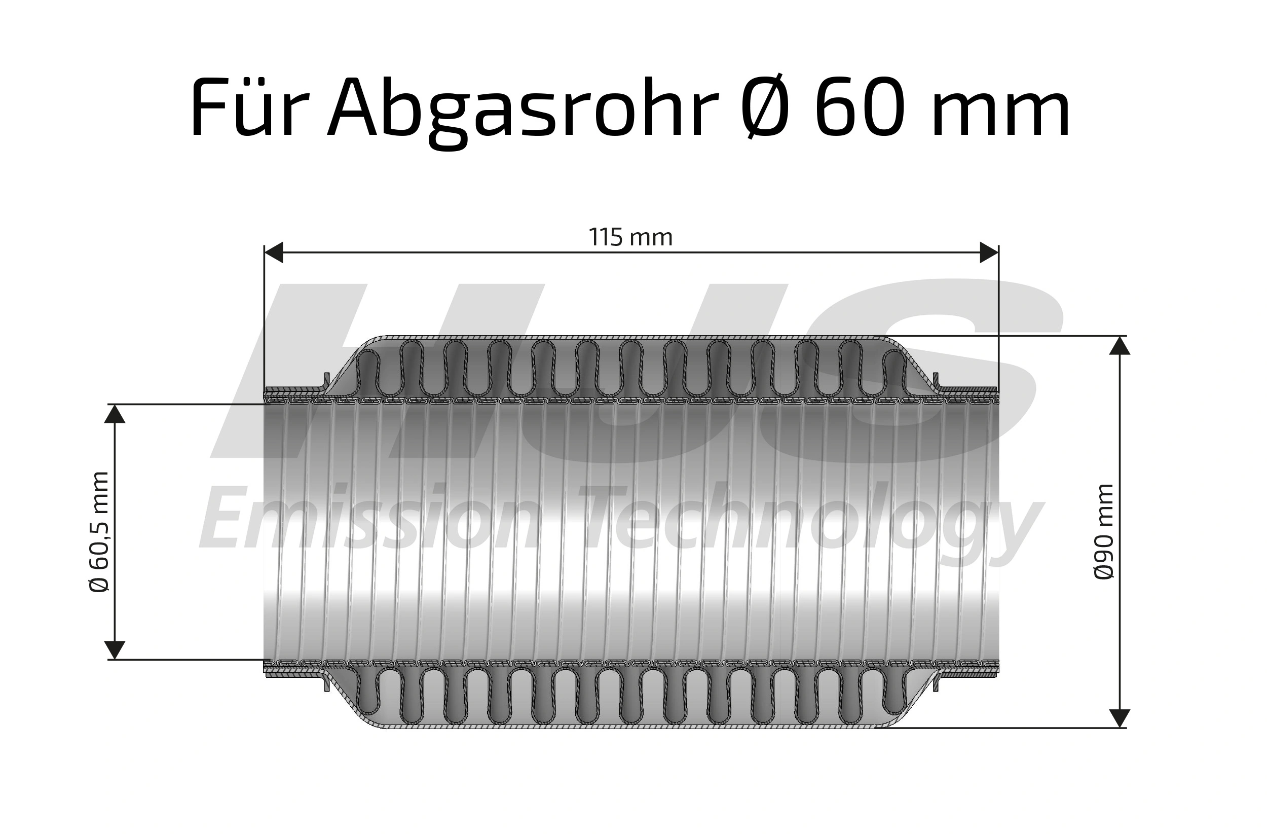  Ondulação do silenciador BMW 3 coupé (E92) (2005 - 2013) 
